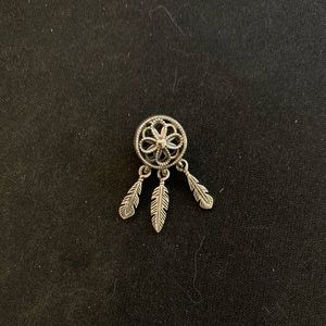 Pandora feather charm